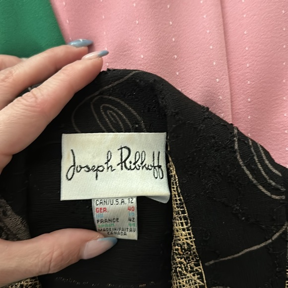Vintage 90s Joseph Ribkoff zip up shirt/shaket - Picture 3 of 5